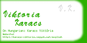 viktoria karacs business card